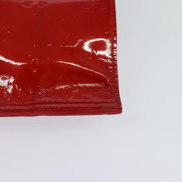 LOUIS VUITTON Monogram Vernis Stanton Tote Bag Red M91078 - Picture 14 of 16